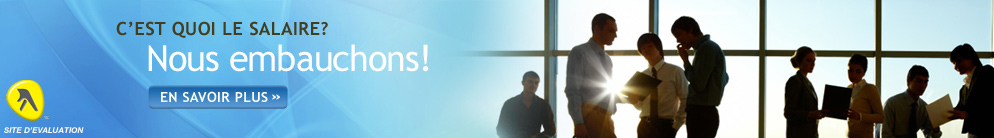 Nous embauchons